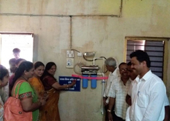 Water purifier installation - Saunvardhan Pratishthan